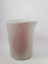 Load image into Gallery viewer, A white handle-less mini jug with a small spout made in Cambodia.